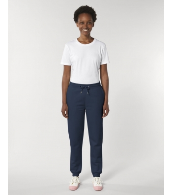Pantalon de Jogging en coton Bio, NAVY  Femme