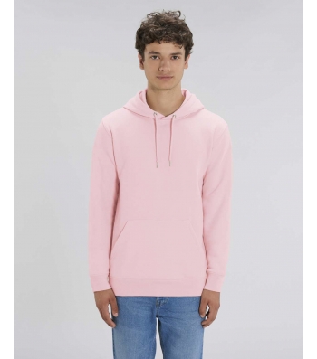 SWEAT-SHIRT Capuche épais et intérieur doux coton BIO Rose
