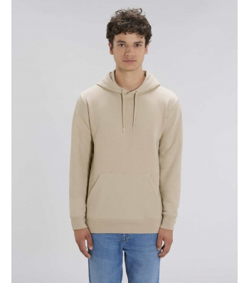 SWEAT-SHIRT Capuche épais et intérieur doux coton BIO Beige sable