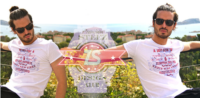 Tee-shirt Steezstudio blanc motors